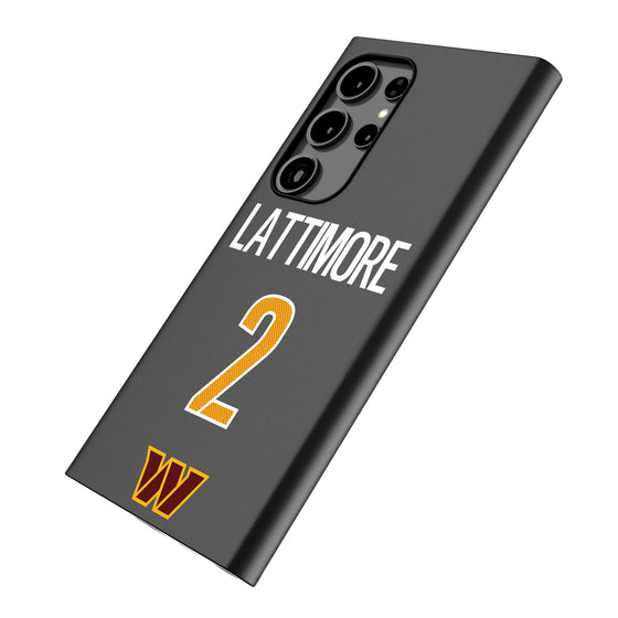 Marshon Lattimore Washington Commanders 2 Game Tactic MagSafe Compatible Phone Case for Samsung Galaxy - Sports Gifts, Sports Memorabilia, Sports Collectibles, Fan Shop