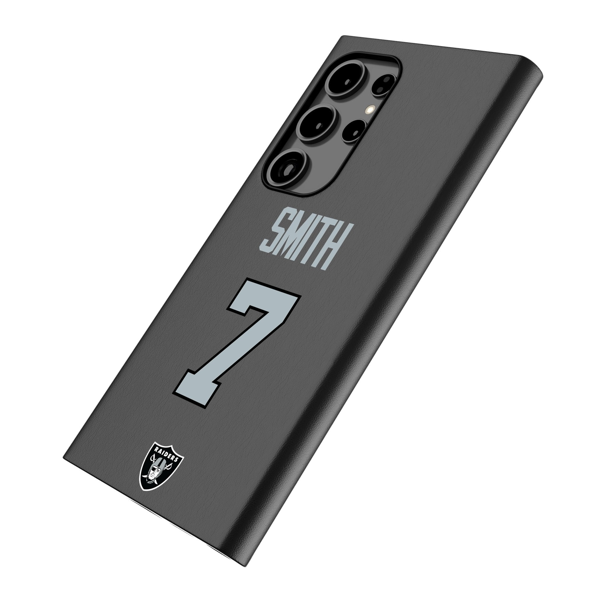 Geno Smith Las Vegas Raiders 7 Game Tactic MagSafe Compatible Phone Case for Samsung Galaxy - Sports Gifts, Sports Memorabilia, Sports Collectibles, Fan Shop