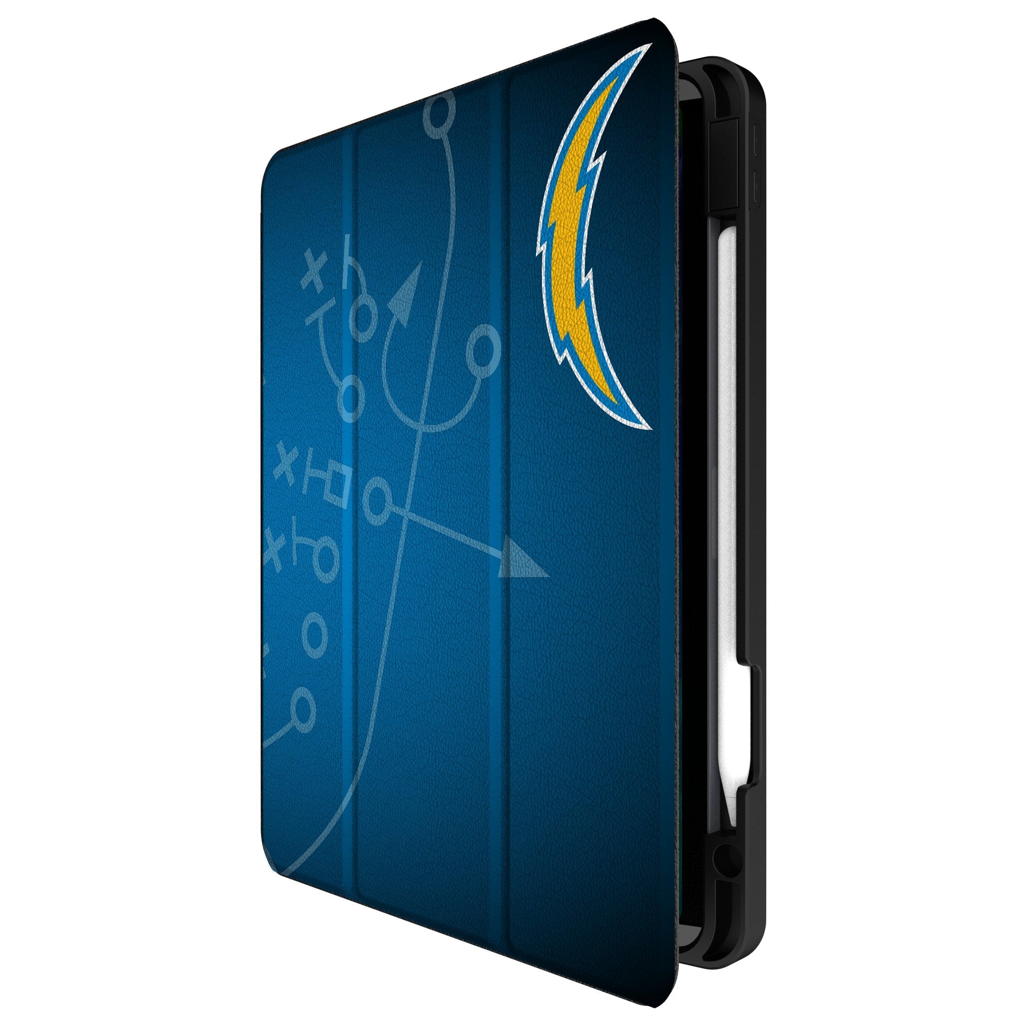 Khalil Mack Los Angeles Chargers 52 Ready Tablet Case for Apple iPad - Sports Gifts, Sports Memorabilia, Sports Collectibles, Fan Shop