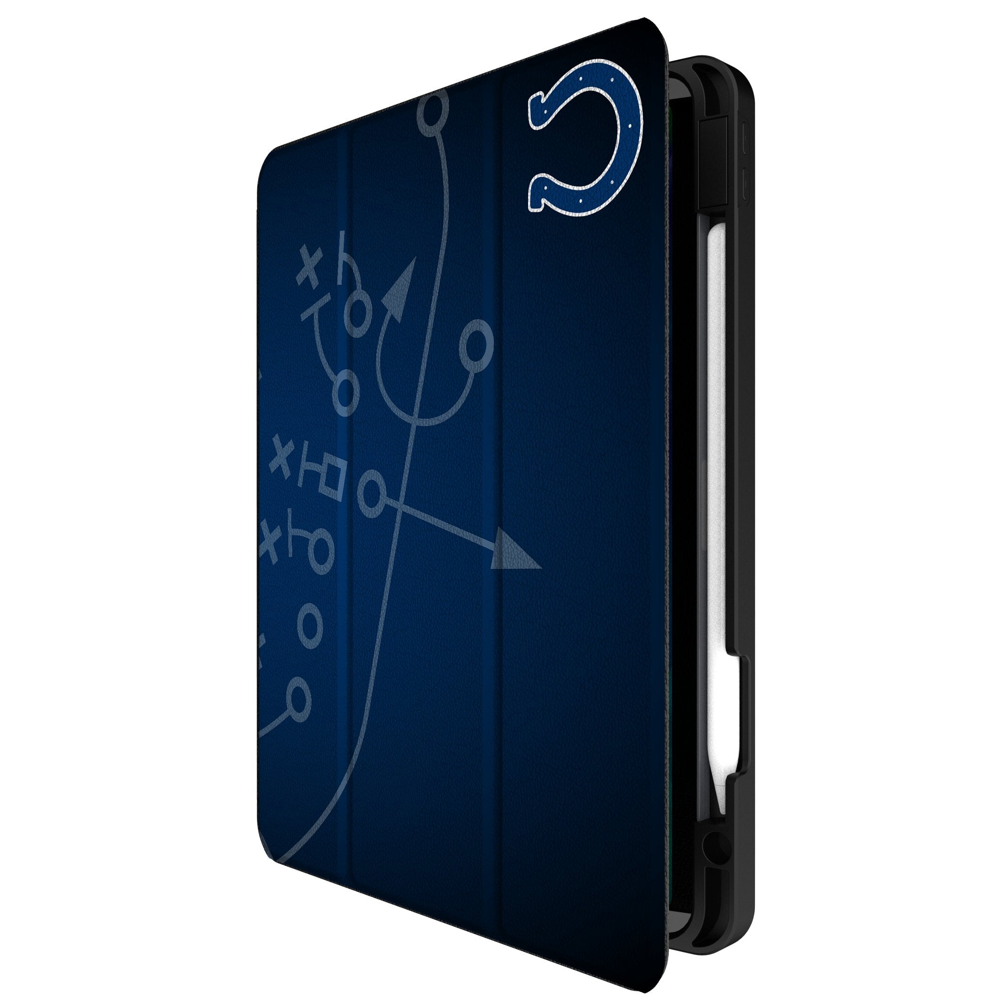 Quenton Nelson Indianapolis Colts 56 Ready Tablet Case for Apple iPad - Sports Gifts, Sports Memorabilia, Sports Collectibles, Fan Shop