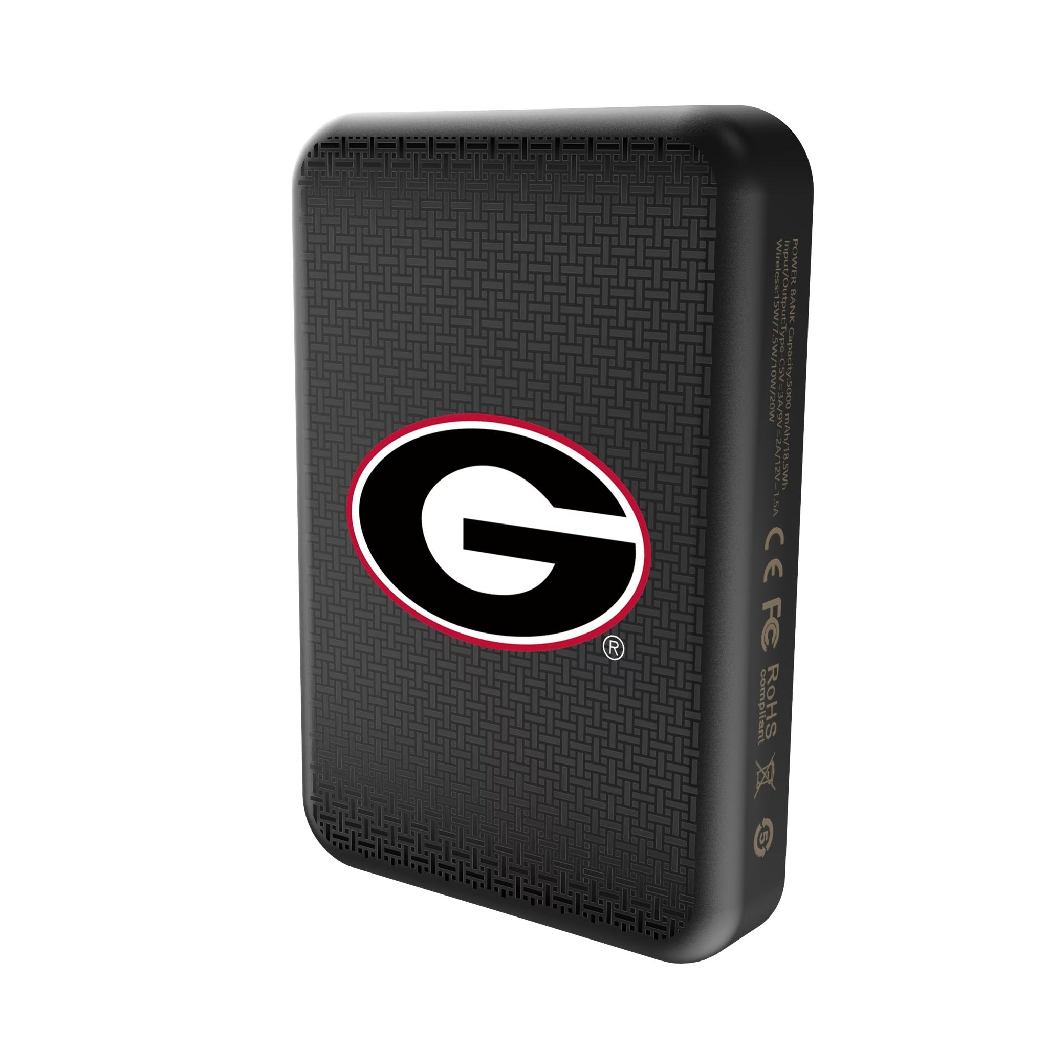 University of Georgia Bulldogs Linen Wireless Mag Power Bank - Sports Gifts, Sports Memorabilia, Sports Collectibles, Fan Shop