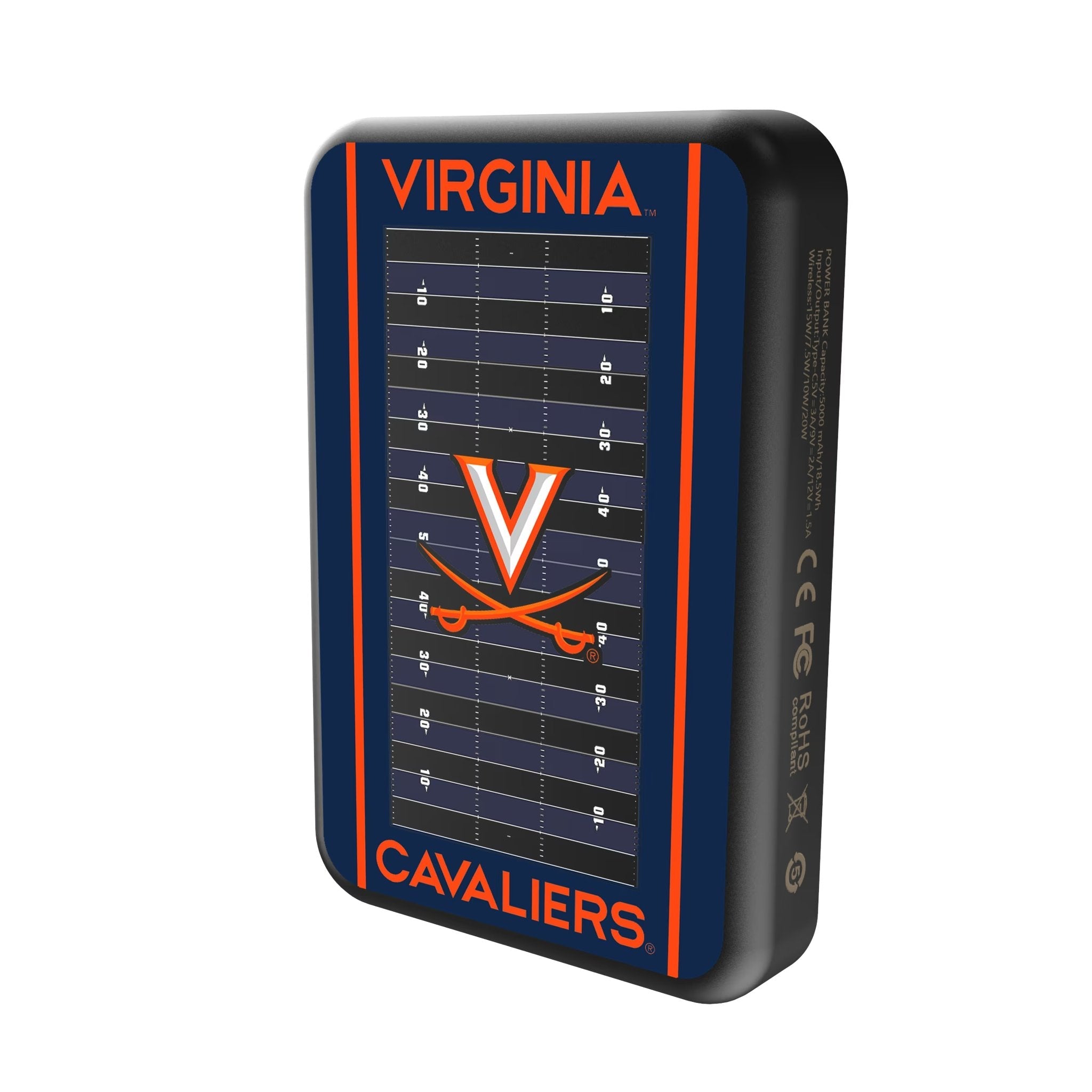 University of Virginia Cavaliers Field Wireless Mag Power Bank - Sports Gifts, Sports Memorabilia, Sports Collectibles, Fan Shop