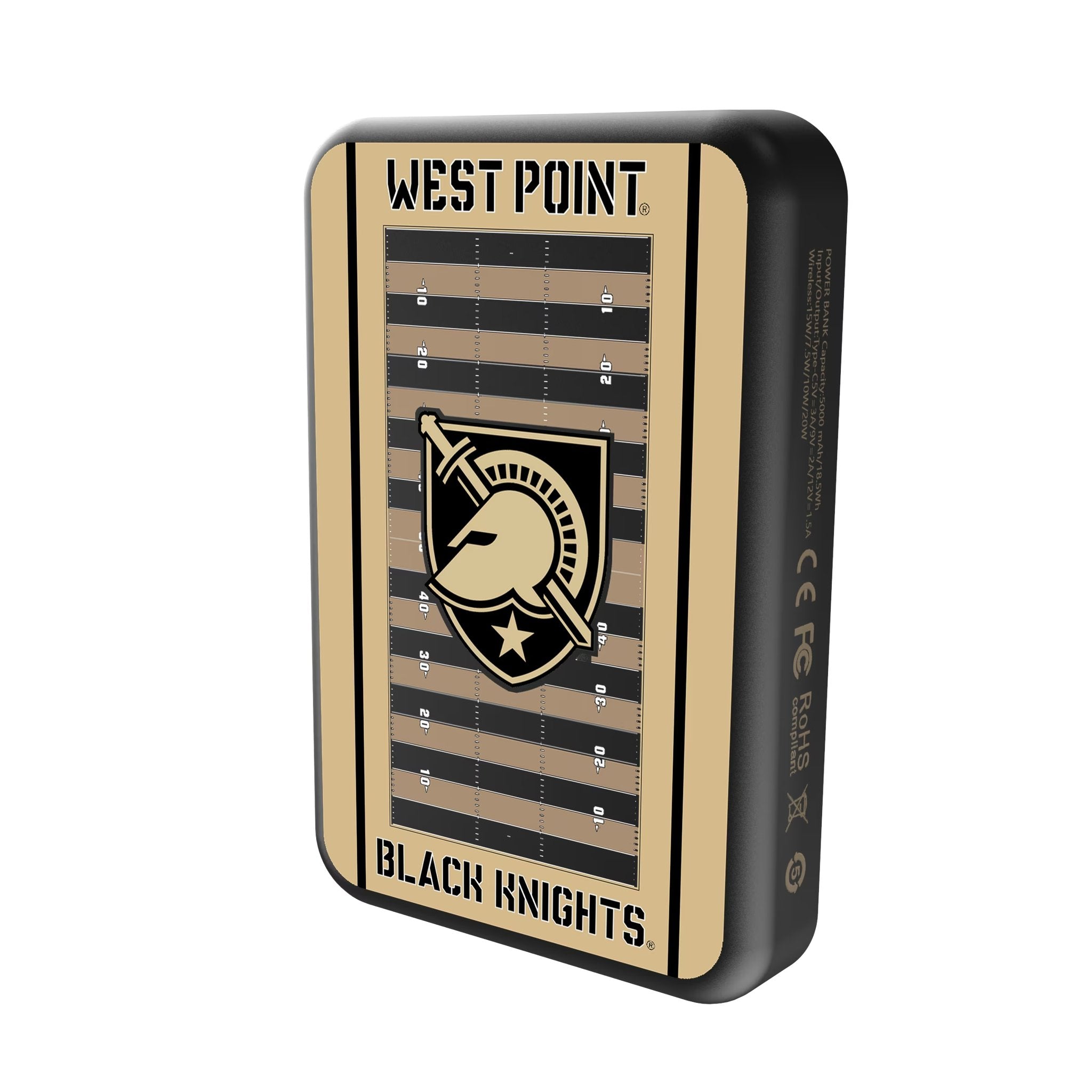 United States Military Academy Black Knights Field Wireless Mag Power Bank - Sports Gifts, Sports Memorabilia, Sports Collectibles, Fan Shop