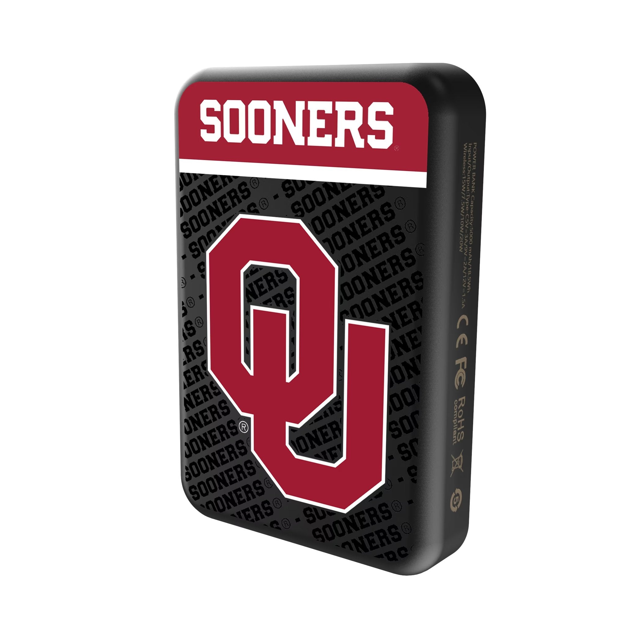 University of Oklahoma Sooners Endzone Plus Wireless Mag Power Bank - Sports Gifts, Sports Memorabilia, Sports Collectibles, Fan Shop