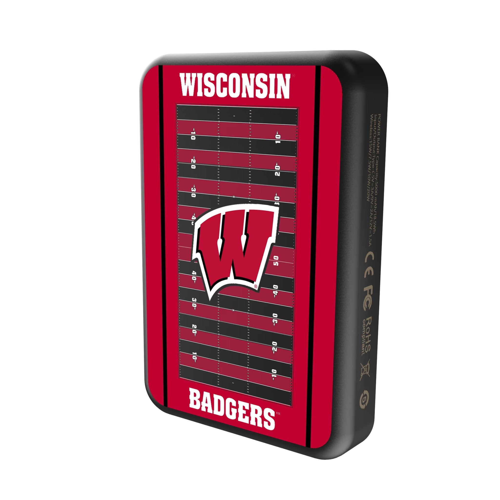 University of Wisconsin Badgers Field Wireless Mag Power Bank