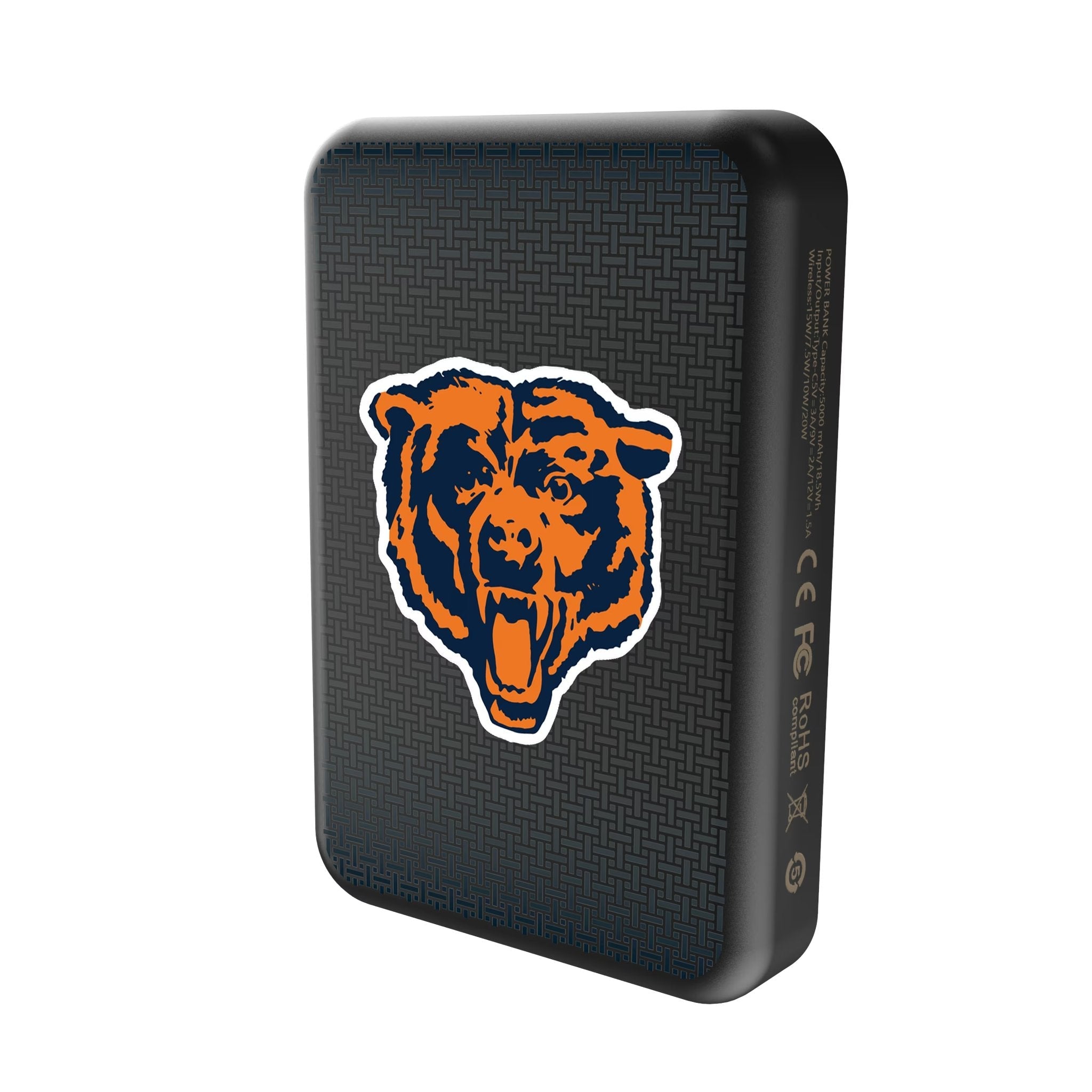 Chicago Bears 1946 Historic Collection Linen Wireless Mag Power Bank - Sports Gifts, Sports Memorabilia, Sports Collectibles, Fan Shop