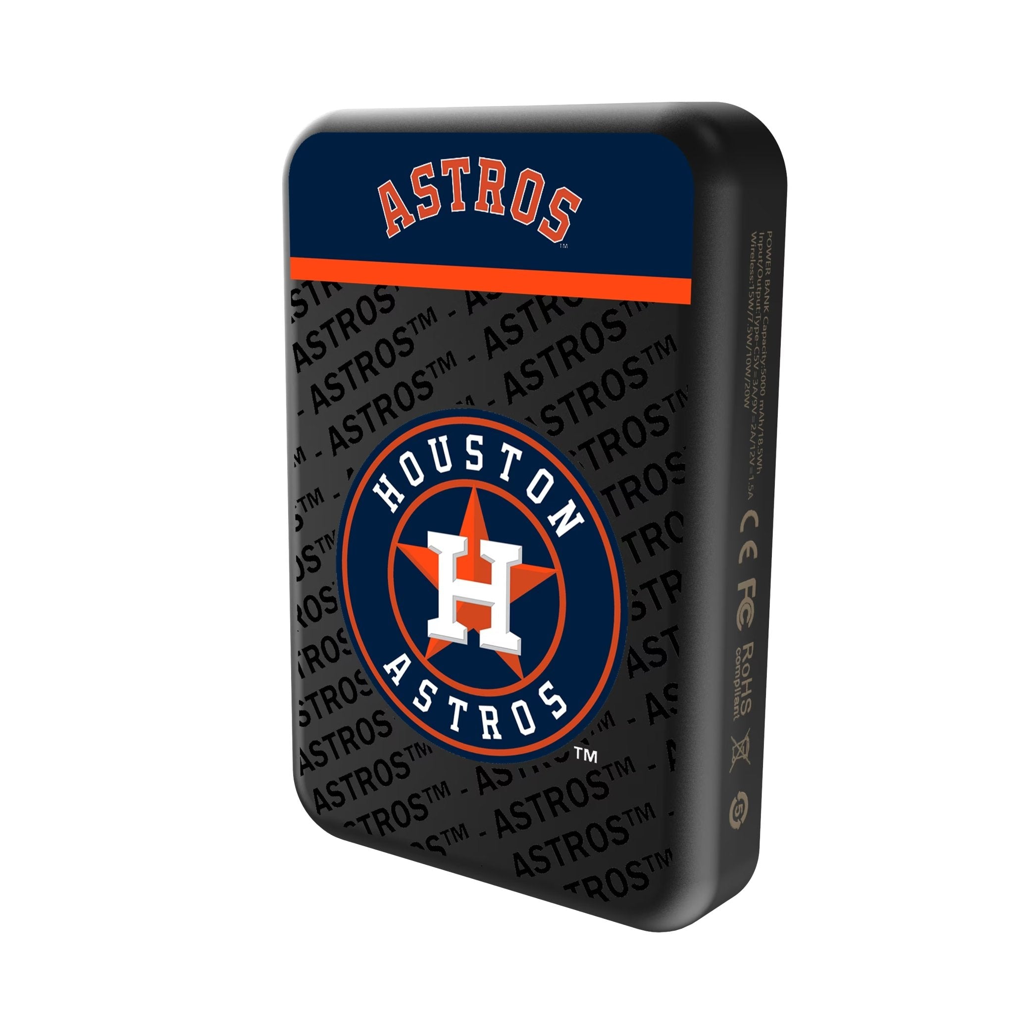 Houston Astros Endzone Plus Wireless Mag Power Bank - Sports Gifts, Sports Memorabilia, Sports Collectibles, Fan Shop