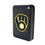 Milwaukee Brewers Linen Wireless Mag Power Bank - Sports Gifts, Sports Memorabilia, Sports Collectibles, Fan Shop