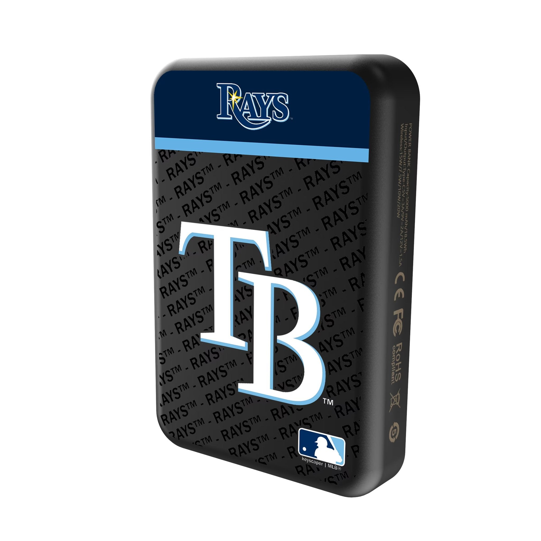 Tampa Bay Rays Endzone Plus Wireless Mag Power Bank - Sports Gifts, Sports Memorabilia, Sports Collectibles, Fan Shop