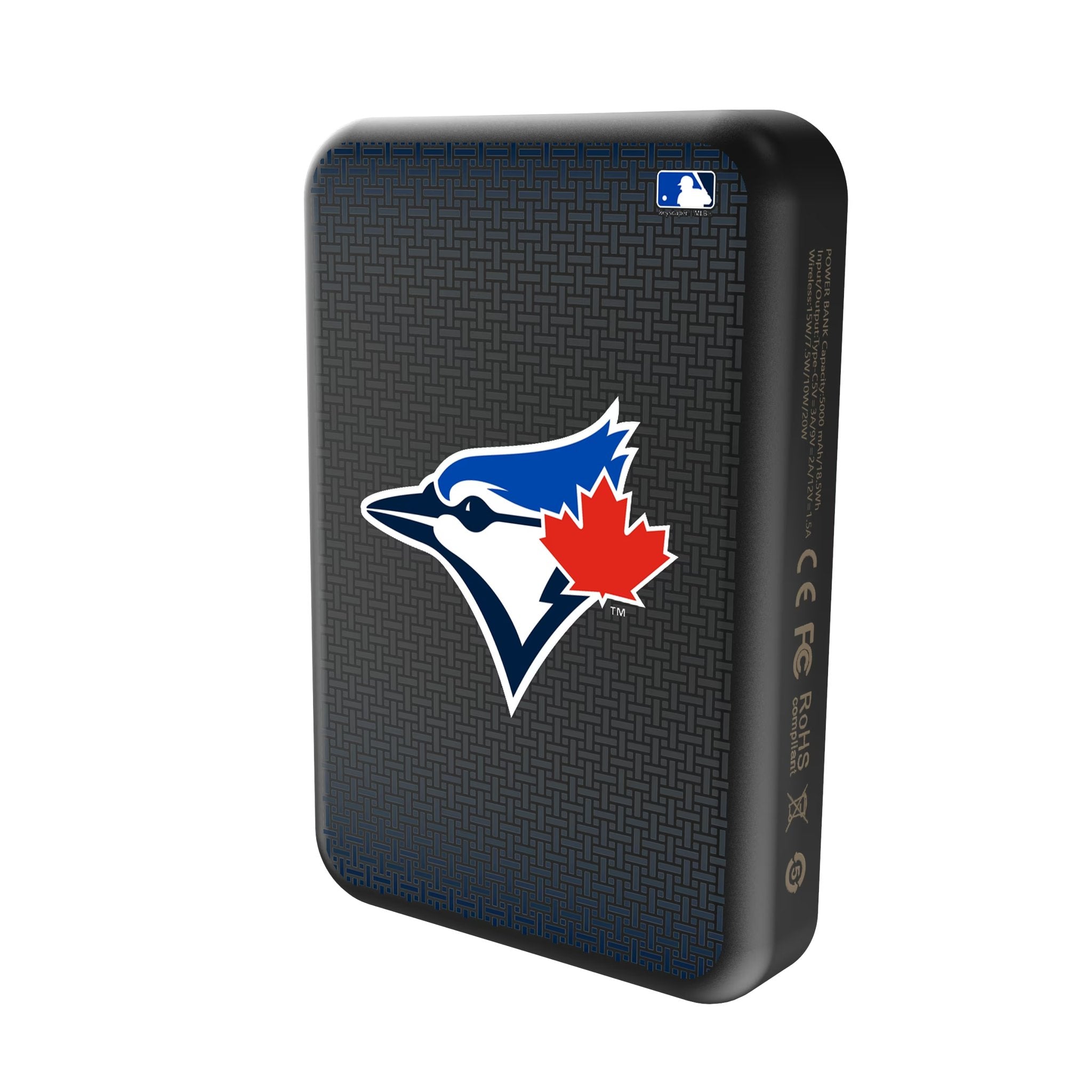 Toronto Blue Jays Linen Wireless Mag Power Bank - Sports Gifts, Sports Memorabilia, Sports Collectibles, Fan Shop