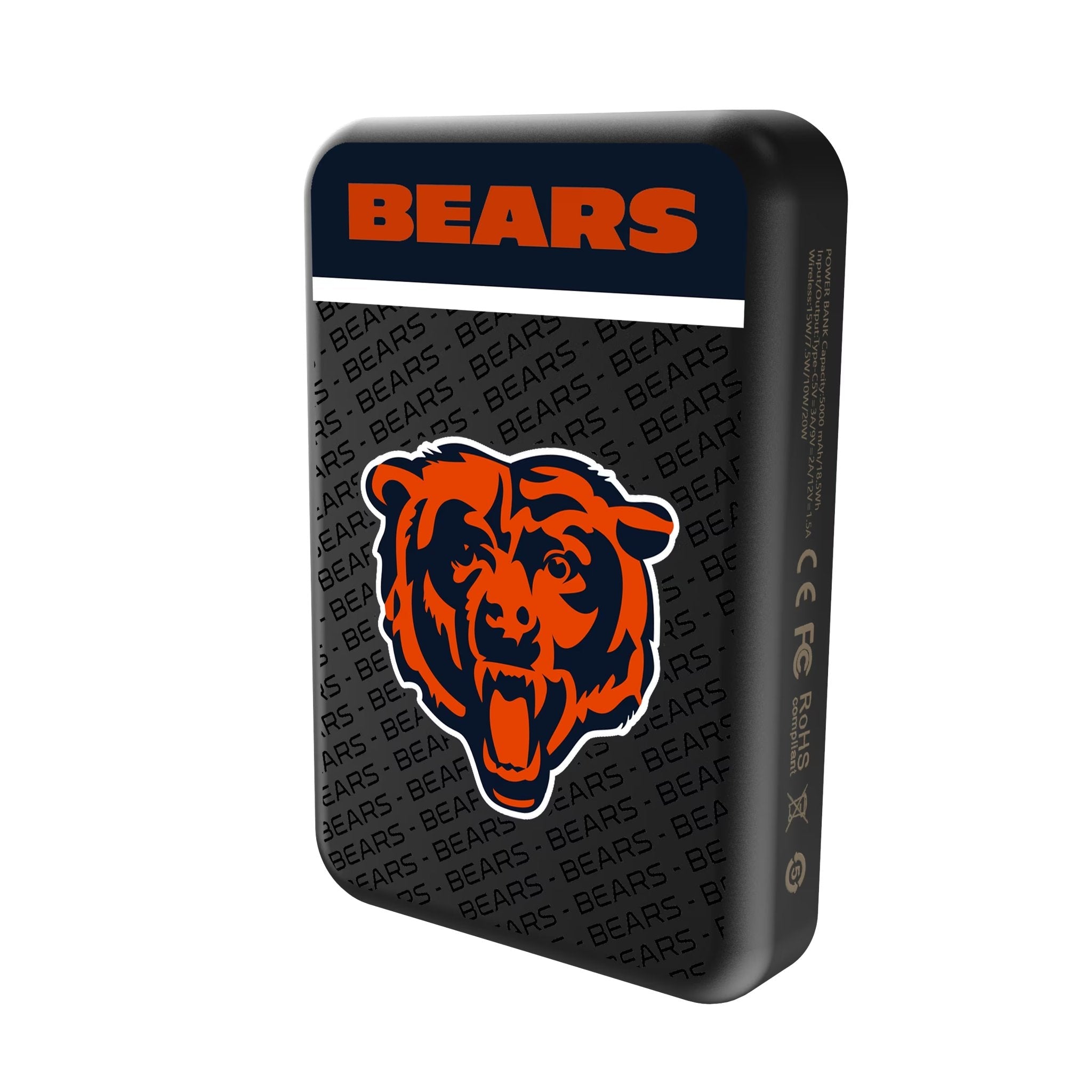 Chicago Bears Endzone Plus Wireless Mag Power Bank - Sports Gifts, Sports Memorabilia, Sports Collectibles, Fan Shop