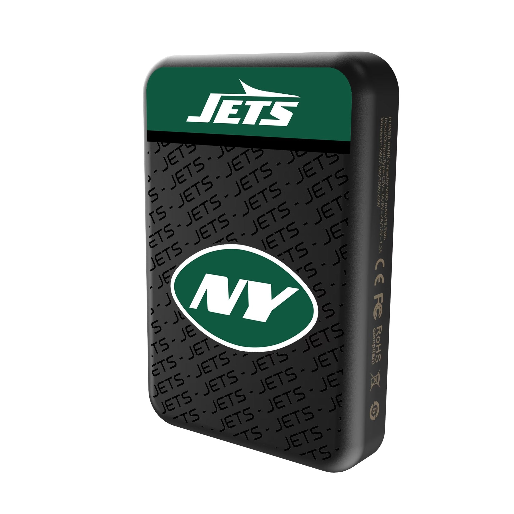 New York Jets Endzone Plus Wireless Mag Power Bank - Sports Gifts, Sports Memorabilia, Sports Collectibles, Fan Shop