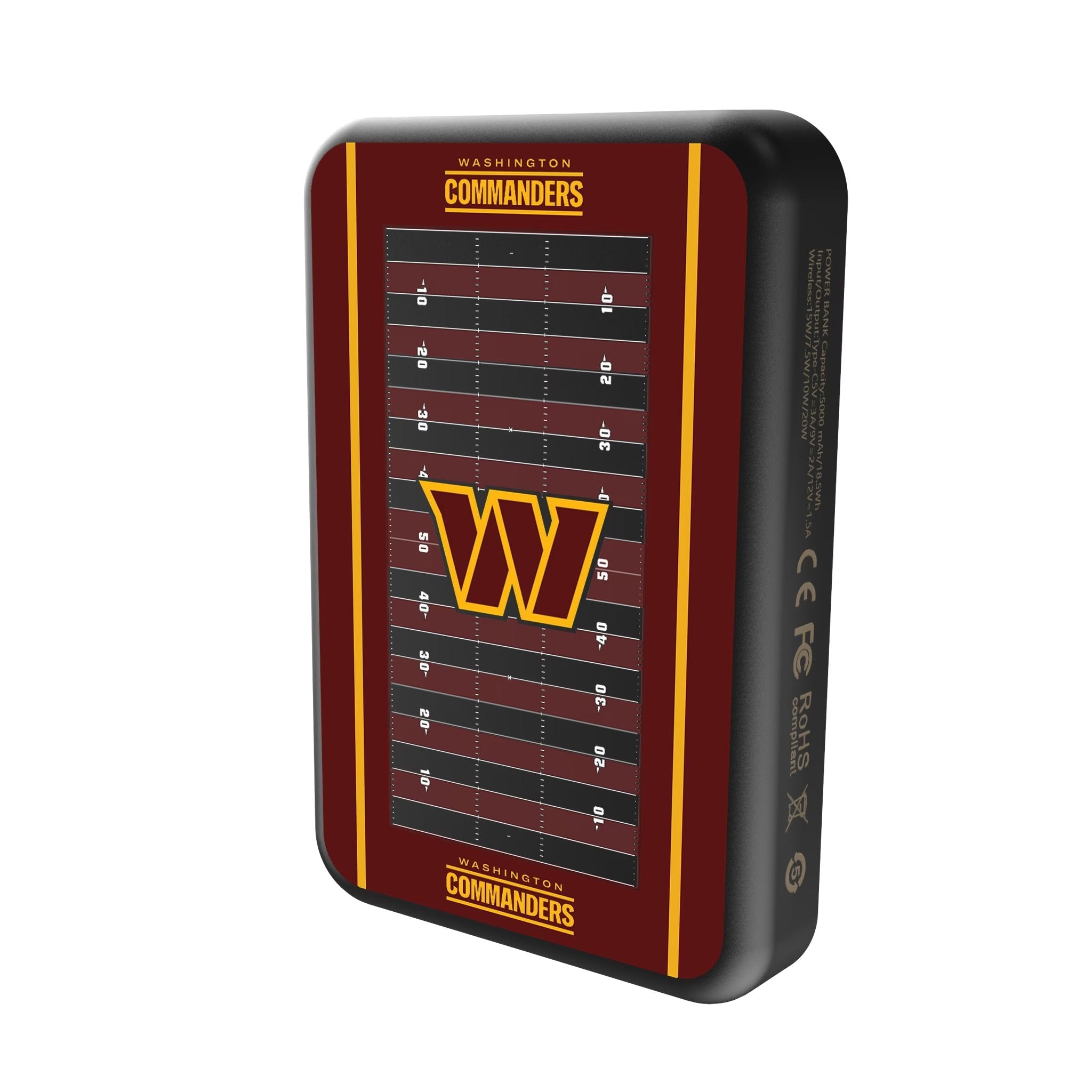 Washington Commanders Field Wireless Mag Power Bank - Sports Gifts, Sports Memorabilia, Sports Collectibles, Fan Shop