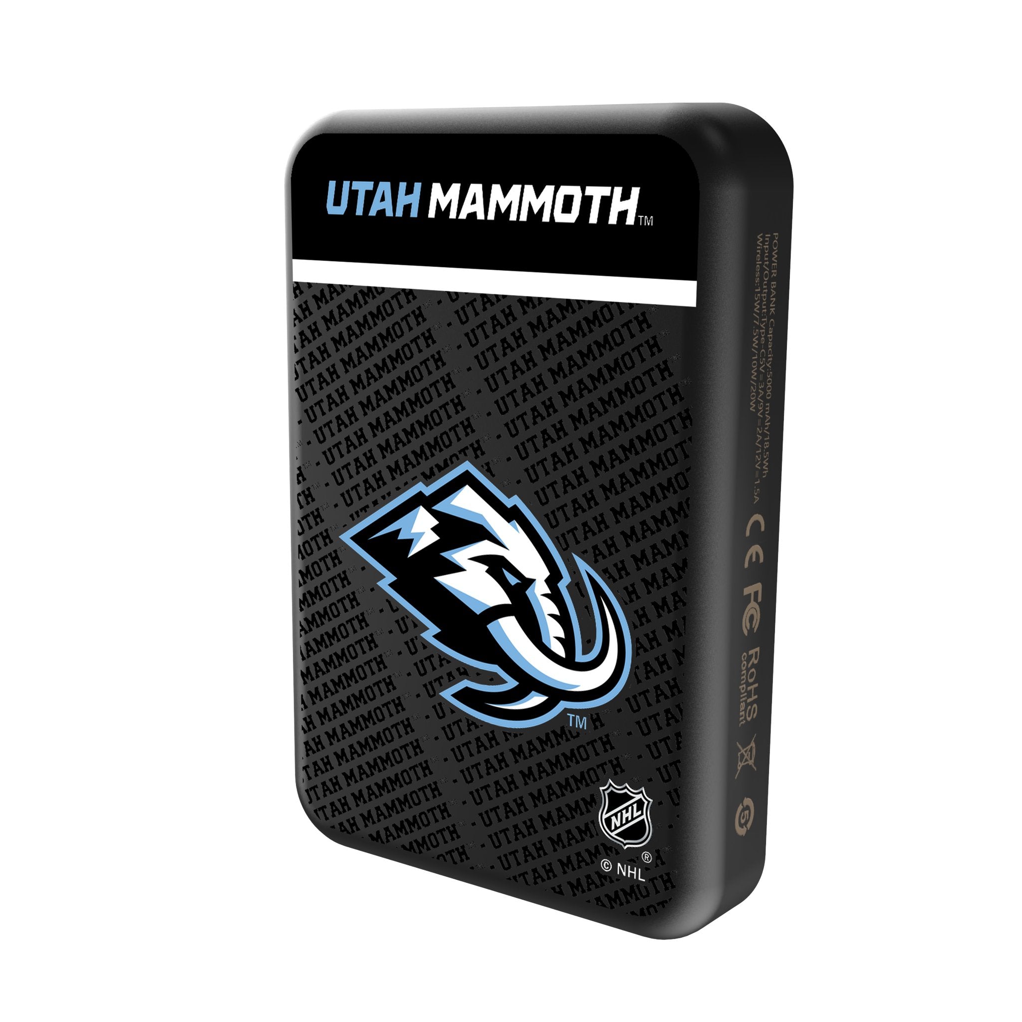 Utah Mammoth Endzone Plus Wireless Mag Power Bank - Sports Gifts, Sports Memorabilia, Sports Collectibles, Fan Shop