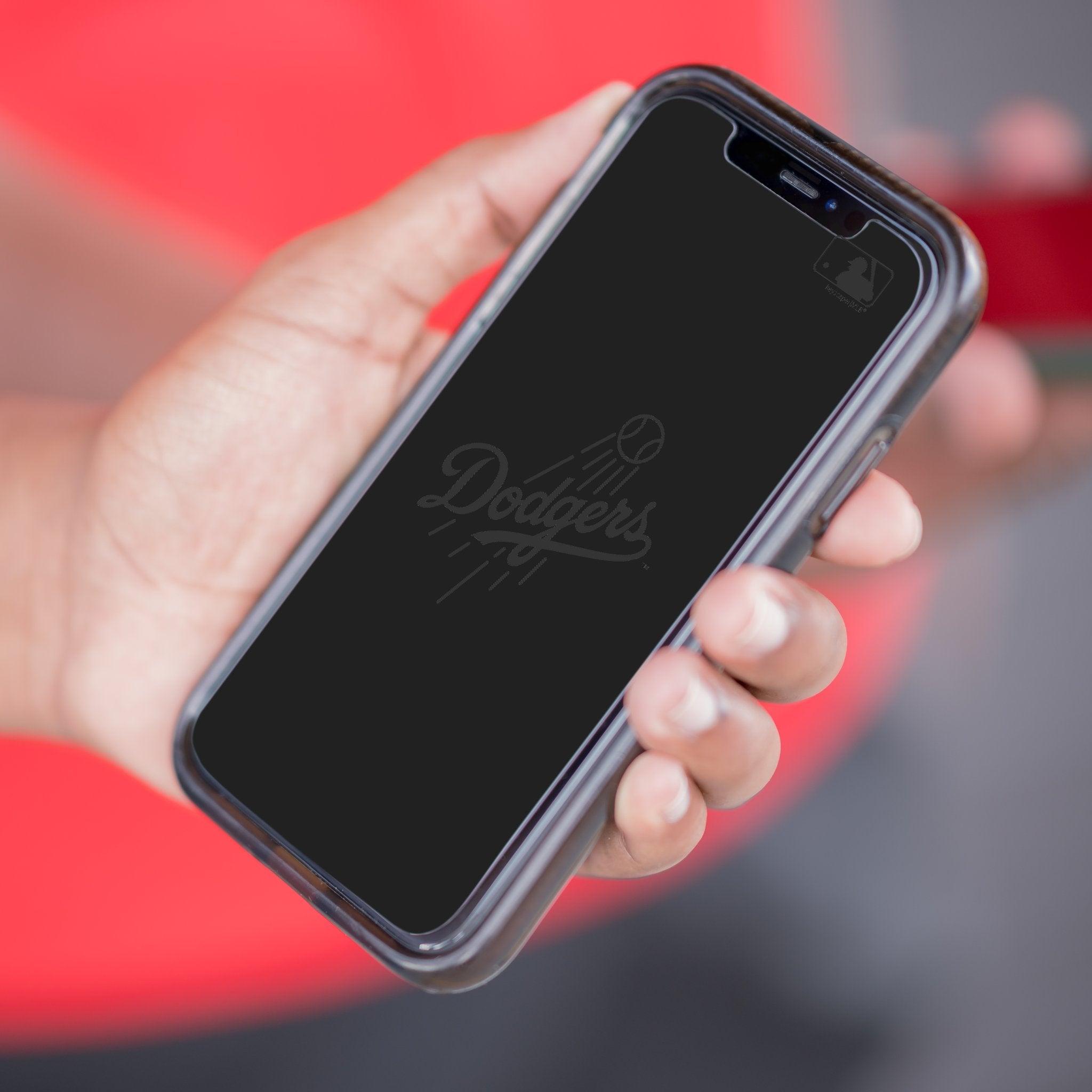 LA Dodgers Standard Privacy Screen Protector for Apple iPhone - Sports Gifts, Sports Memorabilia, Sports Collectibles, Fan Shop