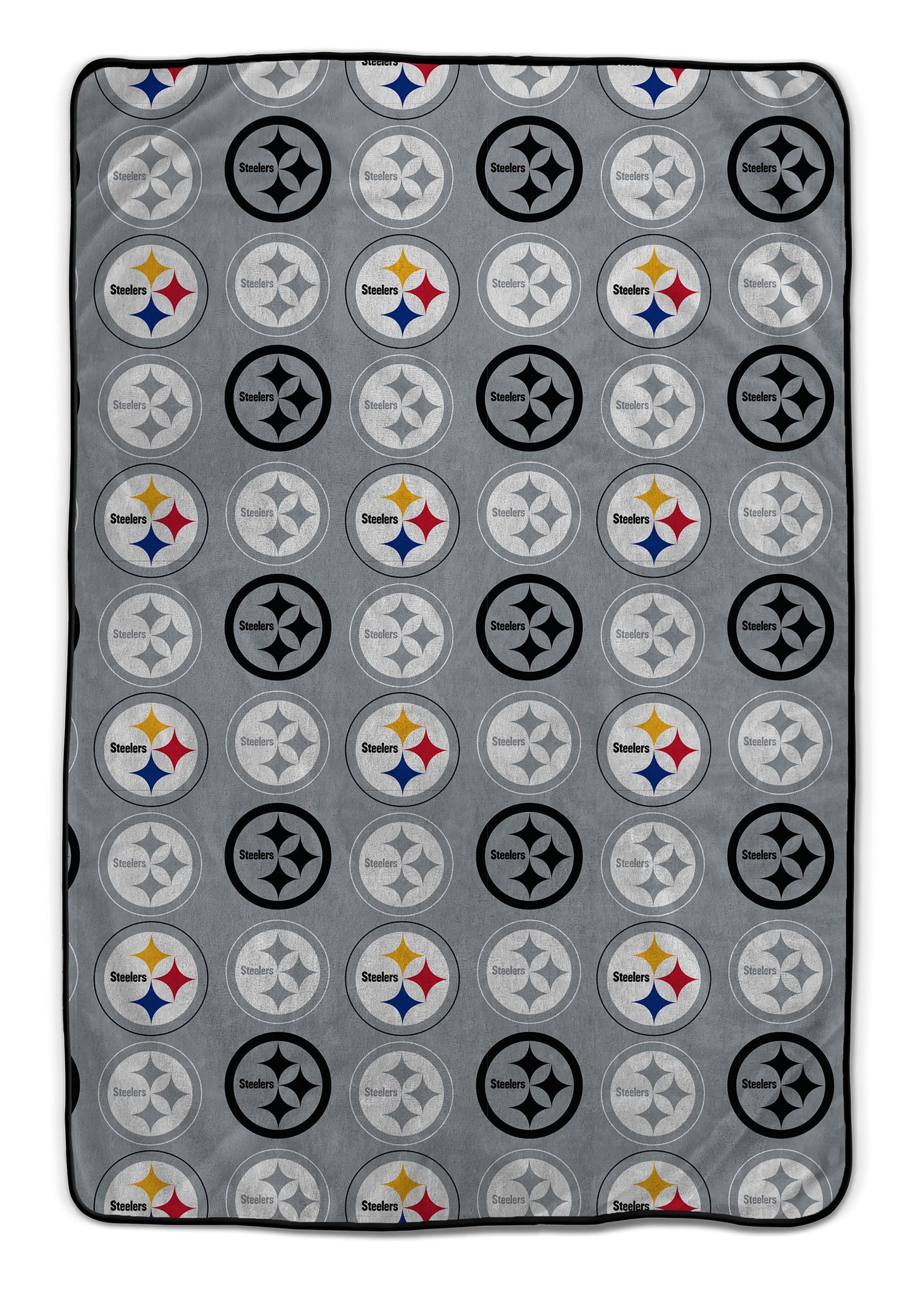 Pittsburgh Steelers - NFL Logo Roll Ultra Cozy Oversized 66x80 Blanket - Sports Gifts, Sports Memorabilia, Sports Collectibles, Fan Shop