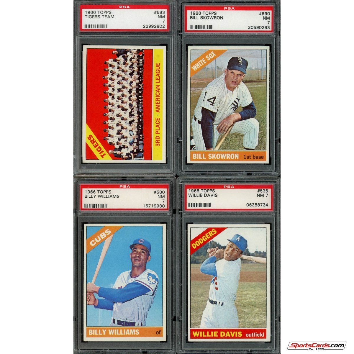 1966 Topps Baseball Complete Graded Set Break - (1) PSA 7 or Better Graded Card Per Box! - Sports Gifts, Sports Memorabilia, Sports Collectibles, Fan Shop