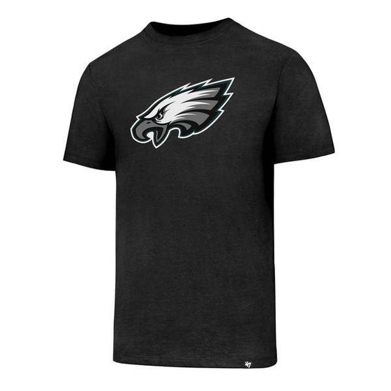 PHILADELPHIA EAGLES ’47 CLUB TEE T-Shirt Short Sleeve Shirt - M Size Medium - Black - 757 Sports Collectibles