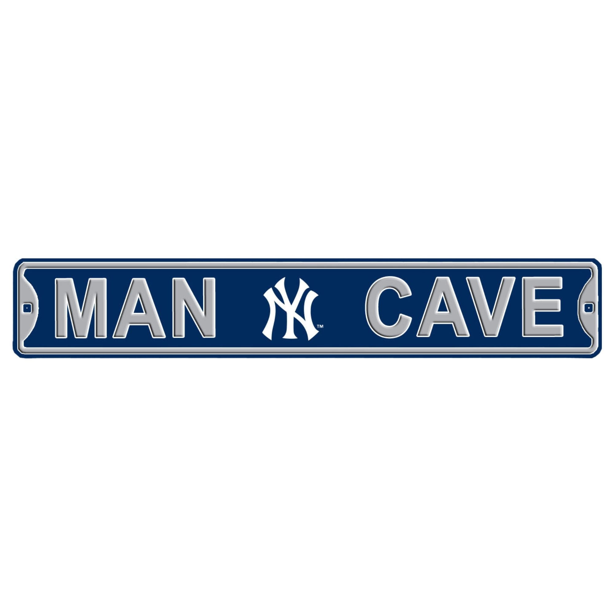 New York Yankees- MAN CAVE - Embossed Steel Street Sign