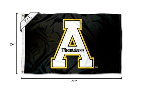 College Flags & Banners Co. Appalachian State Mountaineers 2x3 Foot Flag - Sports Collectibles, Sports Memorabilia, Sports Fan Shop, Sports Gifts