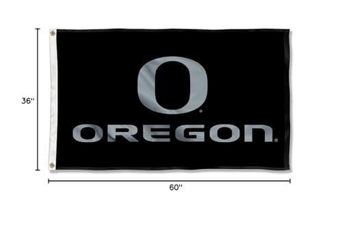 WinCraft Oregon Black 3x5 Banner Flag - Sports Collectibles, Sports Memorabilia, Sports Fan Shop, Sports Gifts