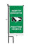 College Flags & Banners Co. North Dakota Fighting Hawks Mini Garden and Flower Pot Flag Topper - Sports Collectibles, Sports Memorabilia, Sports Fan Shop, Sports Gifts