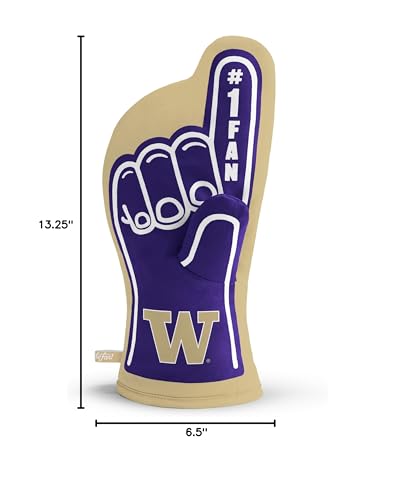 YouTheFan NCAA Washington Huskies #1 Oven Mitt - Sports Collectibles, Sports Memorabilia, Sports Fan Shop, Sports Gifts