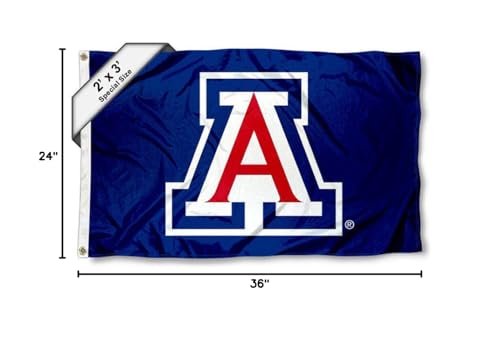 College Flags & Banners Co. Arizona Wildcats 2x3 Foot Flag - Sports Collectibles, Sports Memorabilia, Sports Fan Shop, Sports Gifts