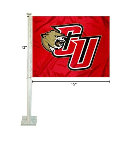 College Flags & Banners Co. Caldwell Cougars Car Flag - Sports Collectibles, Sports Memorabilia, Sports Fan Shop, Sports Gifts