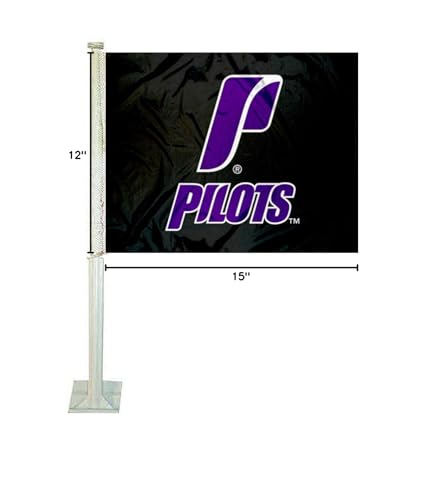 College Flags & Banners Co. Portland Pilots Car Window Flag - Sports Collectibles, Sports Memorabilia, Sports Fan Shop, Sports Gifts