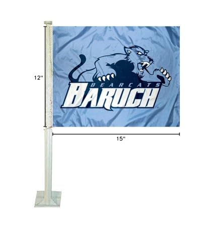 Baruch College Bearcats Car Flag - Sports Collectibles, Sports Memorabilia, Sports Fan Shop, Sports Gifts