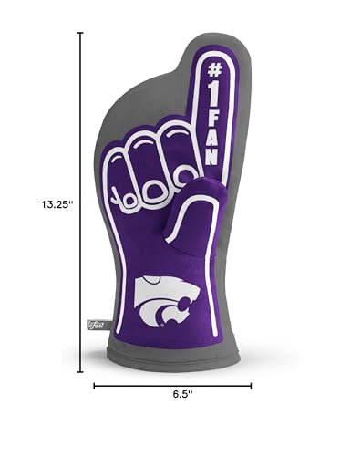 YouTheFan NCAA Kansas State Wildcats #1 Oven Mitt - Sports Collectibles, Sports Memorabilia, Sports Fan Shop, Sports Gifts