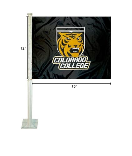 Colorado College Tigers Car and Auto Flag - Sports Collectibles, Sports Memorabilia, Sports Fan Shop, Sports Gifts