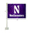 College Flags & Banners Co. Northwestern Wildcats Car Flag - Sports Collectibles, Sports Memorabilia, Sports Fan Shop, Sports Gifts