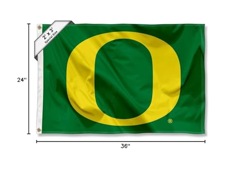 WinCraft Oregon Small 2x3 Foot Flag - Sports Collectibles, Sports Memorabilia, Sports Fan Shop, Sports Gifts
