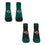 For Bare Feet NFL JACKSONVILLE JAGUARS Front and Center 2 Pack Team Colors Large - Sports Gifts, Sports Memorabilia, Sports Collectibles, Fan Shop