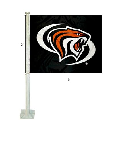 College Flags & Banners Co. Pacific Tigers Car Flag - Sports Collectibles, Sports Memorabilia, Sports Fan Shop, Sports Gifts