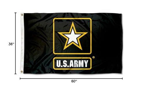 College Flags & Banners Co. United States Army Star Logo Mark Flag - Sports Collectibles, Sports Memorabilia, Sports Fan Shop, Sports Gifts