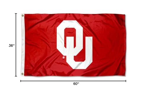 College Flags & Banners Co. University of Oklahoma and USA Flag 3x5 Set - Sports Collectibles, Sports Memorabilia, Sports Fan Shop, Sports Gifts