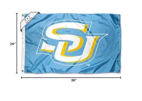 College Flags & Banners Co. Southern Jaguars 2x3 Foot Flag - Sports Collectibles, Sports Memorabilia, Sports Fan Shop, Sports Gifts