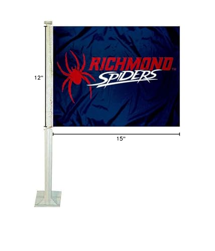 College Flags & Banners Co. Richmond Spiders Car Flag - Sports Collectibles, Sports Memorabilia, Sports Fan Shop, Sports Gifts