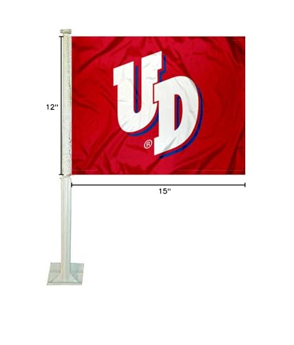 College Flags & Banners Co. UD Flyers Car and Auto Flag - Sports Collectibles, Sports Memorabilia, Sports Fan Shop, Sports Gifts