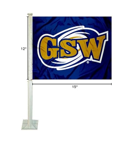College Flags & Banners Co. Georgia Southwestern State Hurricanes Car Flag - Sports Collectibles, Sports Memorabilia, Sports Fan Shop, Sports Gifts