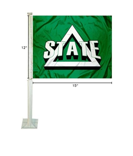 College Flags & Banners Co. Delta State Statesmen Car Flag - Sports Collectibles, Sports Memorabilia, Sports Fan Shop, Sports Gifts