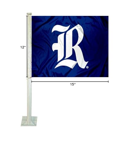 College Flags & Banners Co. Rice Owls Old English Car Flag - Sports Collectibles, Sports Memorabilia, Sports Fan Shop, Sports Gifts