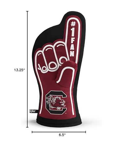 YouTheFan NCAA South Carolina Gamecocks #1 Oven Mitt - Sports Collectibles, Sports Memorabilia, Sports Fan Shop, Sports Gifts