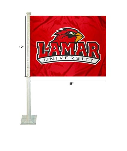 College Flags & Banners Co. LU Cardinals Car and Auto Flag - Sports Collectibles, Sports Memorabilia, Sports Fan Shop, Sports Gifts