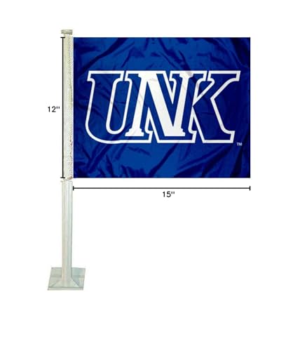 College Flags & Banners Co. Nebraska Kearney Lopers Car Flag - Sports Collectibles, Sports Memorabilia, Sports Fan Shop, Sports Gifts