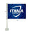 College Flags & Banners Co. Ithaca Bombers Car Flag - Sports Collectibles, Sports Memorabilia, Sports Fan Shop, Sports Gifts