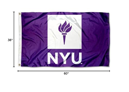 NYU Flag and USA 3x5 Flag Set - Sports Collectibles, Sports Memorabilia, Sports Fan Shop, Sports Gifts